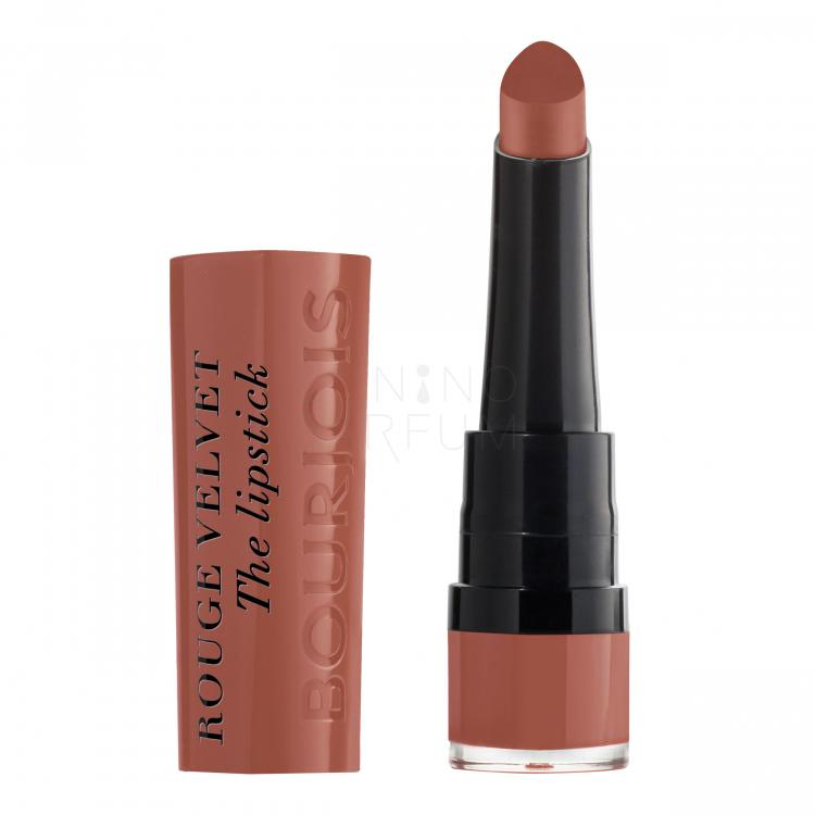 BOURJOIS Paris Rouge Velvet The Lipstick Pomadka dla kobiet 2,4 g Odcień 16 Caramelody