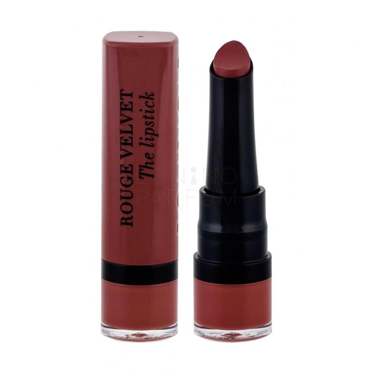 BOURJOIS Paris Rouge Velvet The Lipstick Pomadka dla kobiet 2,4 g Odcień 24 Pari´sienne