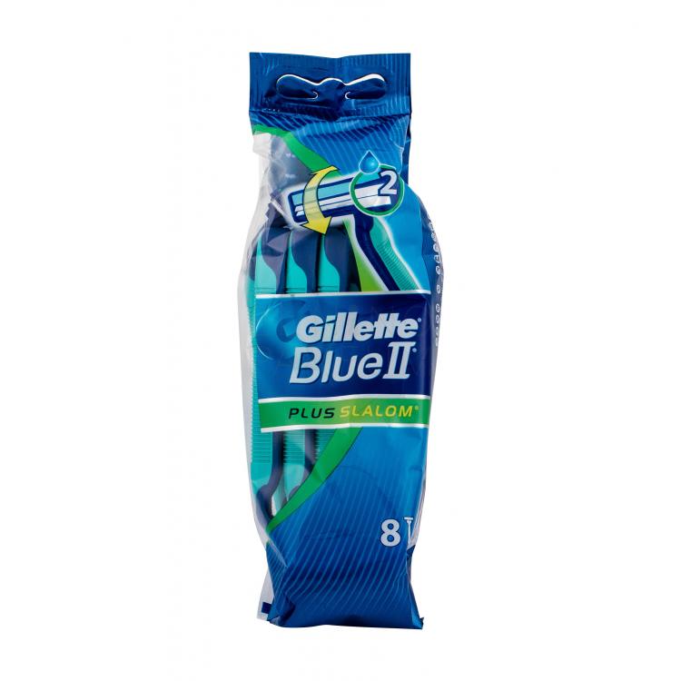 Gillette Blue II Plus Slalom Maszynka do golenia dla mężczyzn 8 szt