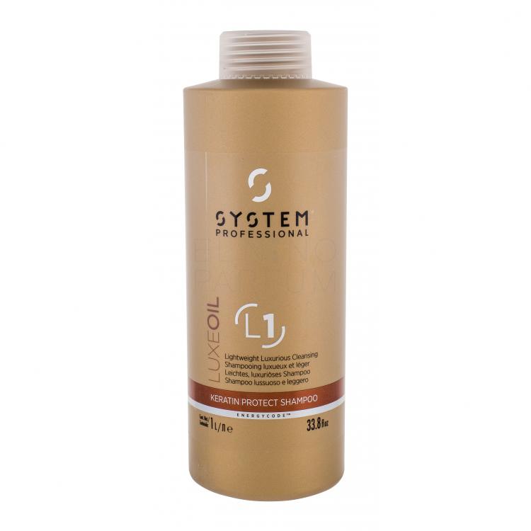 System Professional Luxe Oil Keratin Protect L1 Szampon do włosów dla kobiet 1000 ml