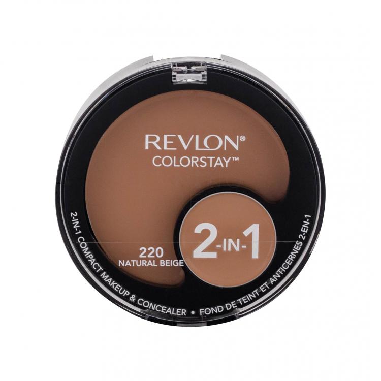 Revlon Colorstay 2-In-1 Podkład dla kobiet 12,3 g Odcień 220 Natural Beige