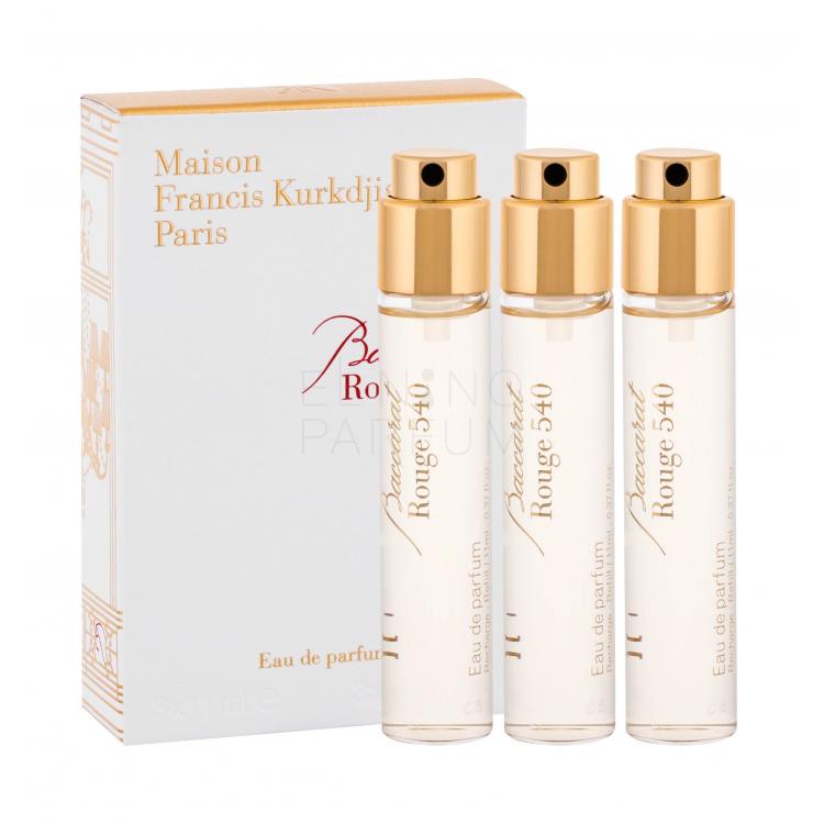 Maison Francis Kurkdjian Baccarat Rouge 540 Woda perfumowana Napełnienie 3x11 ml