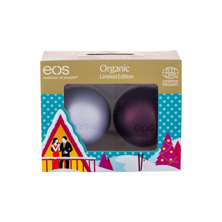 EOS Organic Limited Edition Zestaw Balsam do ust 7 g + Balsam do ust 7 g Sugarplum
