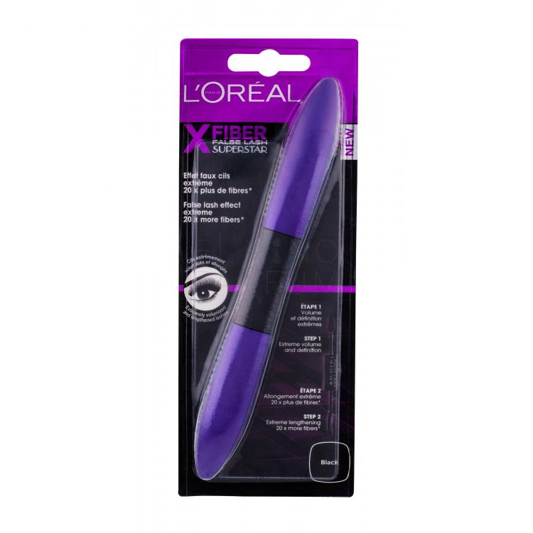 L&#039;Oréal Paris False Lash Superstar X-Fiber Tusz do rzęs dla kobiet 14 ml Odcień Black