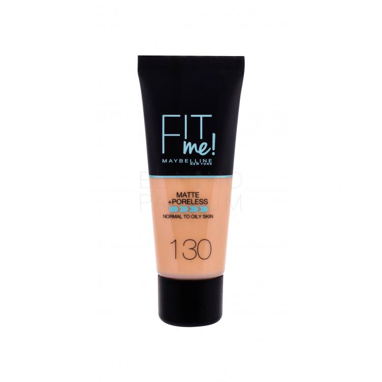 Maybelline Fit Me! Matte + Poreless Podkład dla kobiet 30 ml Odcień 130 Buff Beige
