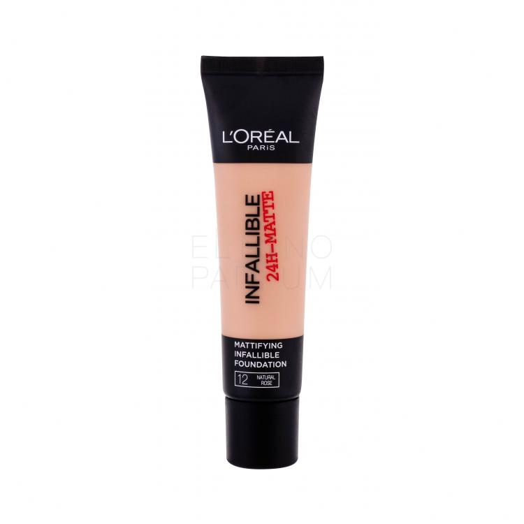 L&#039;Oréal Paris Infaillible 24h-Matte Podkład dla kobiet 35 ml Odcień 12 Natural Rose