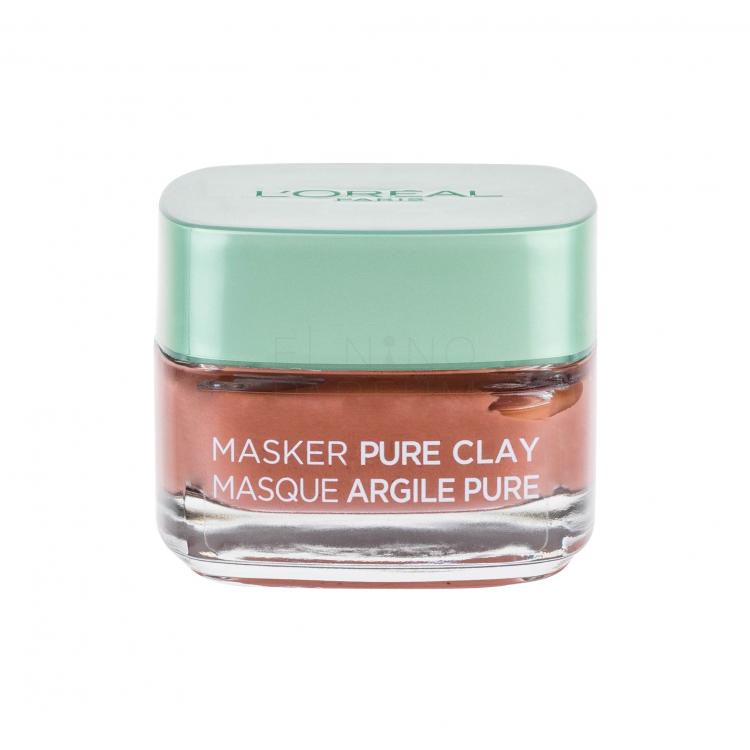 L&#039;Oréal Paris Pure Clay Glow Mask Maseczka do twarzy dla kobiet 50 ml