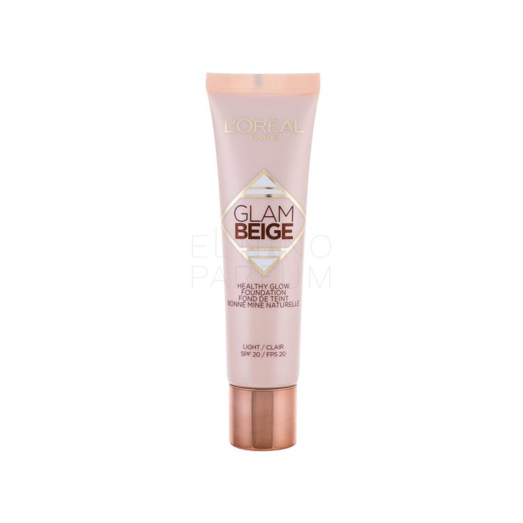 L&#039;Oréal Paris Glam Beige SPF20 Bronzer dla kobiet 30 ml Odcień Light