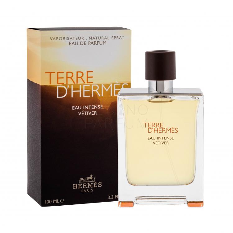 Hermes Terre d´Hermès Eau Intense Vétiver Woda perfumowana dla mężczyzn 100 ml Uszkodzone pudełko