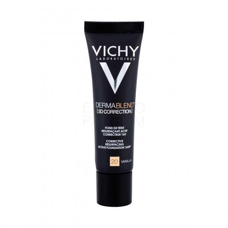 Vichy Dermablend™ 3D Antiwrinkle &amp; Firming Day Cream SPF25 Podkład dla kobiet 30 ml Odcień 20 Vanilla