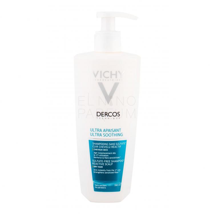 Vichy Dercos Ultra Soothing Dry Hair Szampon do włosów dla kobiet 390 ml