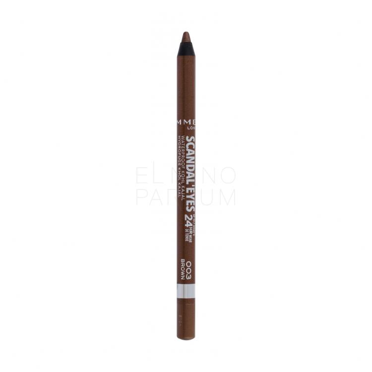 Rimmel London Scandaleyes Kajal 24HR Kredka do oczu dla kobiet 1,3 g Odcień 003 Brown