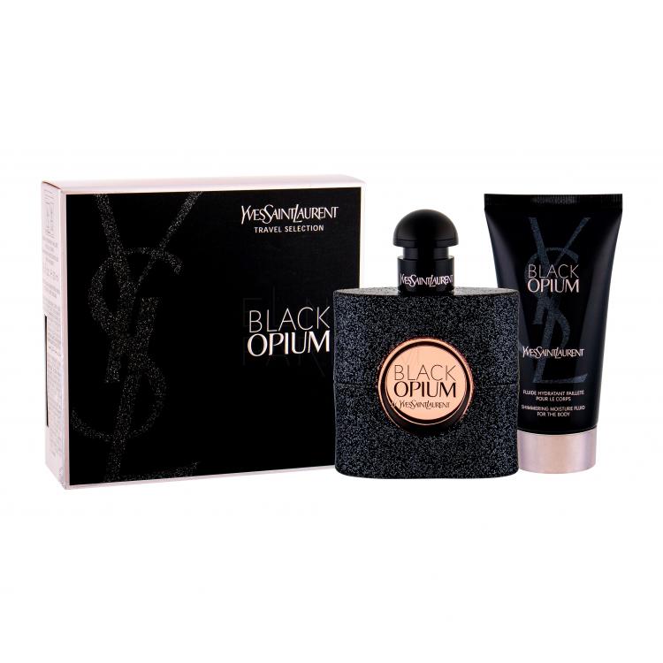 Yves Saint Laurent Black Opium Zestaw Edp 50 ml + Nawilżający balsam do ciała 50 ml