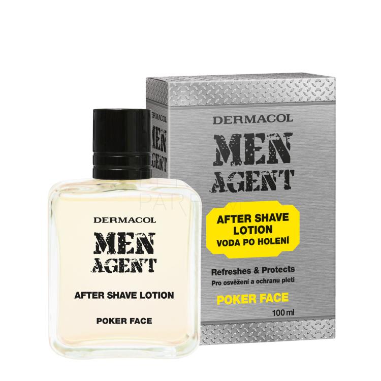 Dermacol Men Agent Poker Face Woda po goleniu dla mężczyzn 100 ml Uszkodzone pudełko