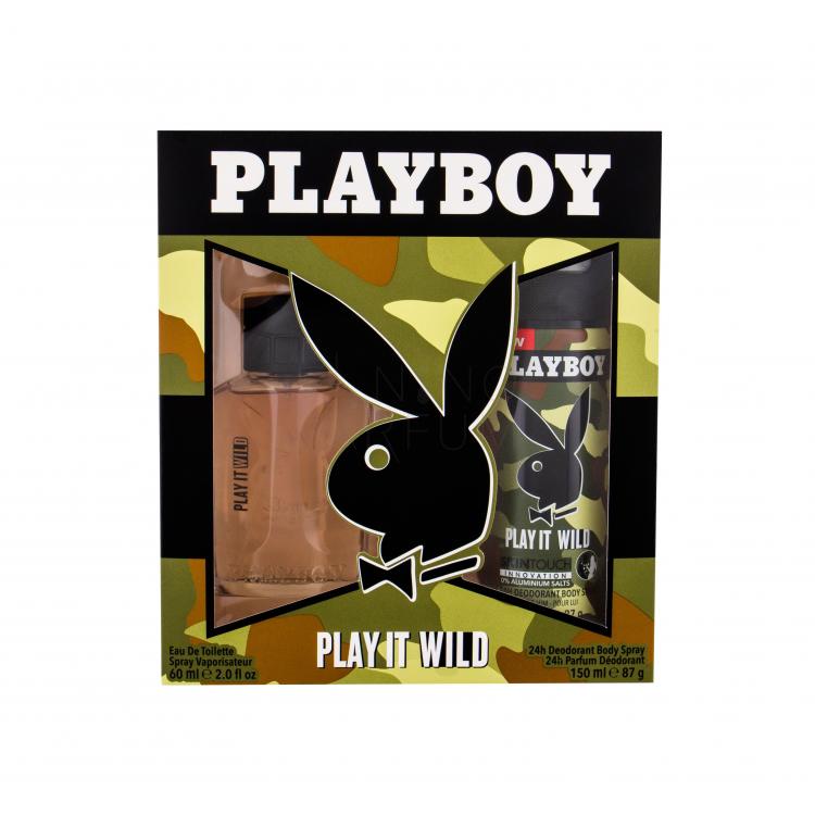 Playboy Play It Wild Zestaw Edt 60 ml + Dezodorant 150 ml