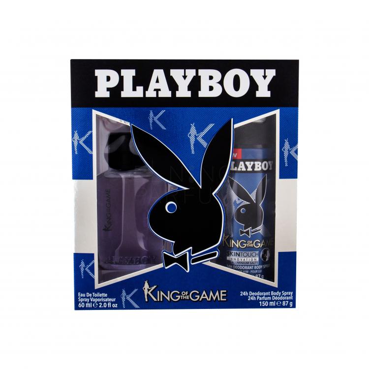 Playboy King of the Game For Him Zestaw Edt 60 ml + Dezodorant 150 ml
