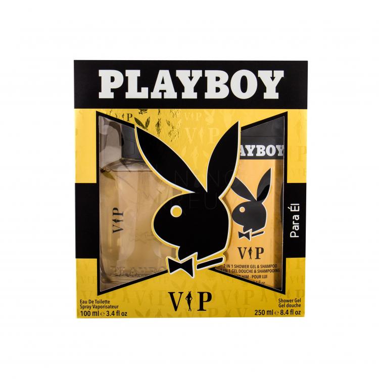Playboy VIP For Him Zestaw Edt 100 ml + Żel pod prysznic 250 ml
