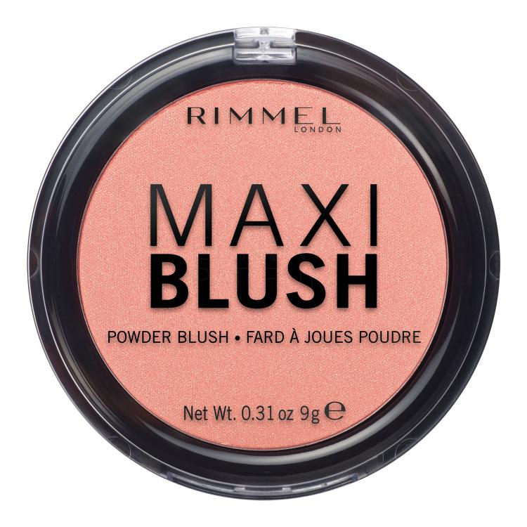 Rimmel London Maxi Blush Róż dla kobiet 9 g Odcień 001 Third Base
