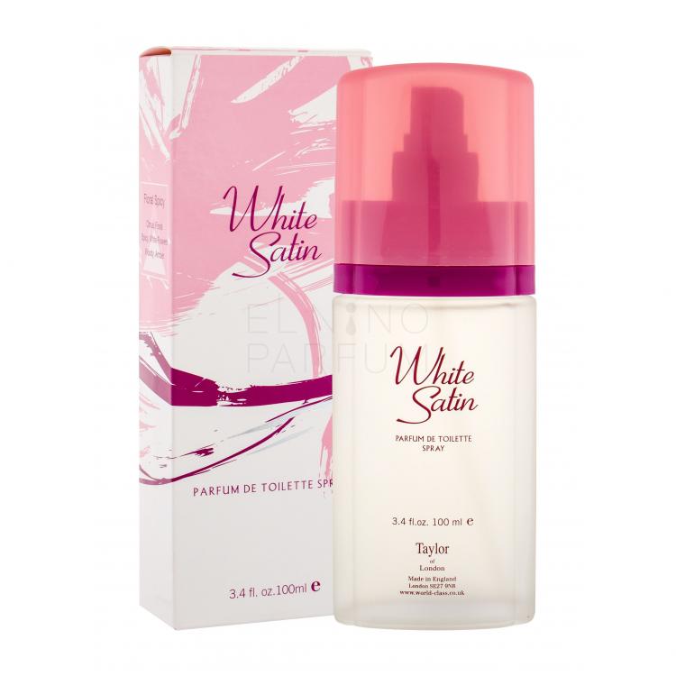 taylor of london white satin