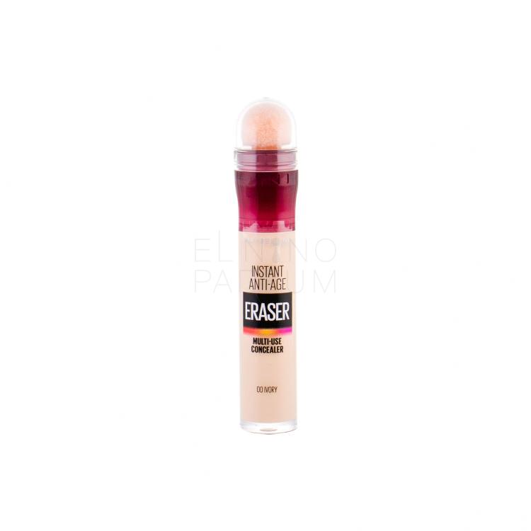 Maybelline Instant Anti-Age Eraser Korektor dla kobiet 6,8 ml Odcień 00 Ivory
