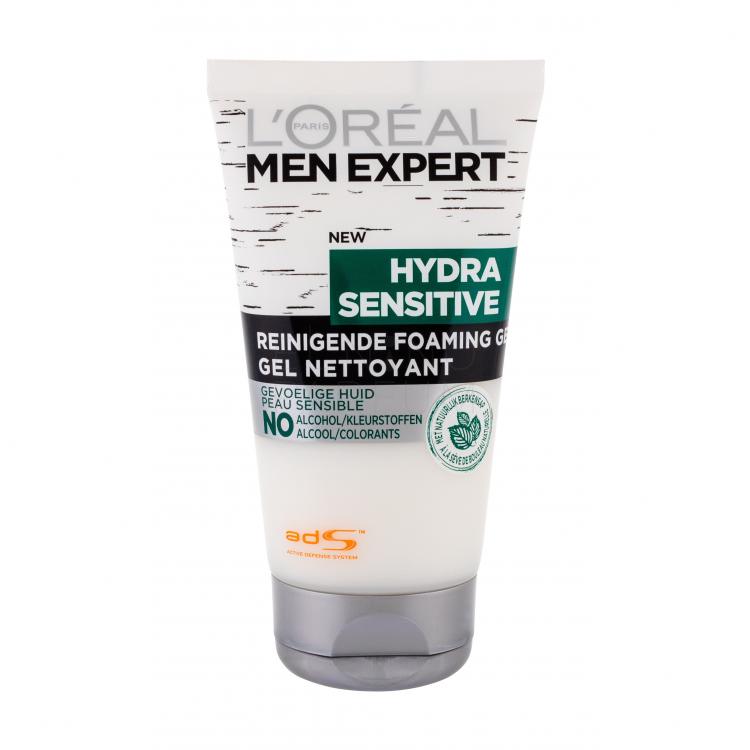L&#039;Oréal Paris Men Expert Hydra Sensitive Żel oczyszczający dla mężczyzn 150 ml