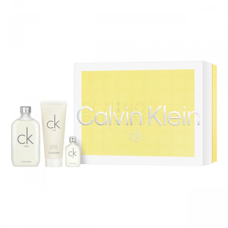 Calvin Klein CK One Zestaw Edt 100 ml + Edt 15 ml + Żel pod prysznic 100 ml