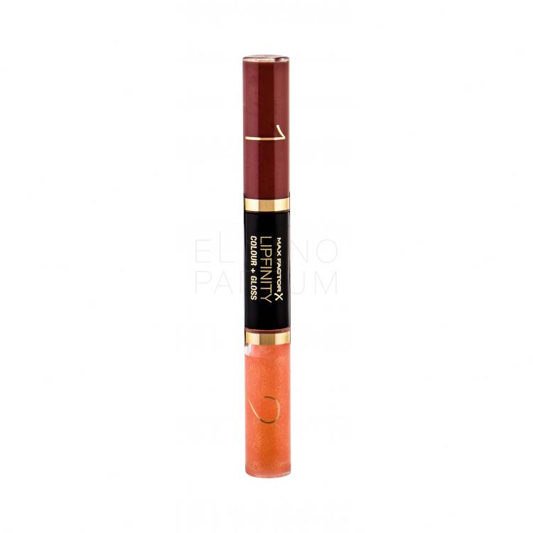 Max Factor Lipfinity Colour + Gloss Pomadka dla kobiet 2x3 ml Odcień 630 More &amp; More Macchiato