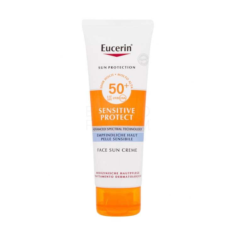 Eucerin Sun Sensitive Protect Face Sun Creme SPF50+ Preparat do opalania twarzy 50 ml