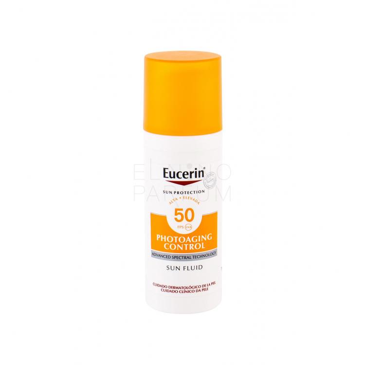 Eucerin Sun Protection Photoaging Control Face Sun Fluid SPF50 Preparat do opalania twarzy dla kobiet 50 ml