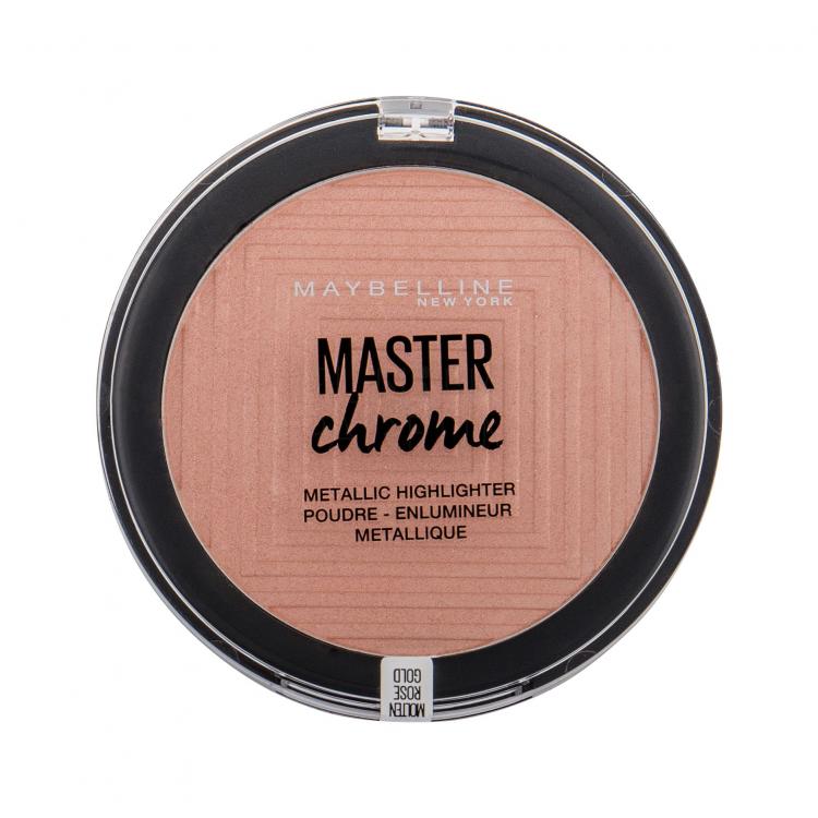 Maybelline Master Chrome Rozświetlacz dla kobiet 9 g Odcień 050 Molten Rose Gold