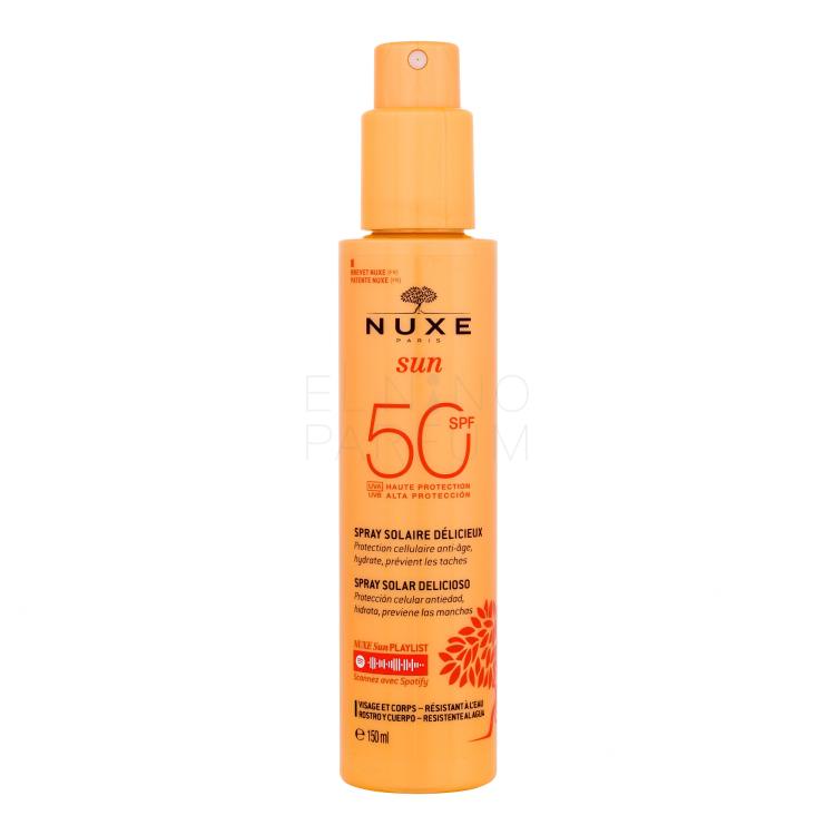 NUXE Sun Delicious Spray SPF50 Preparat do opalania ciała 150 ml