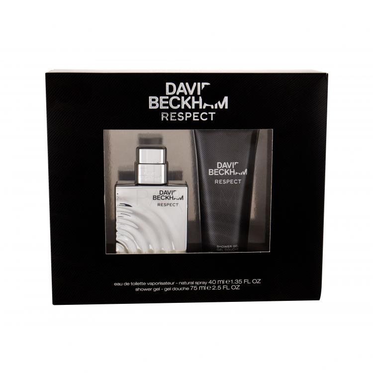 David Beckham Respect Zestaw Edt 40 ml + Żel pod prysznic 75 ml