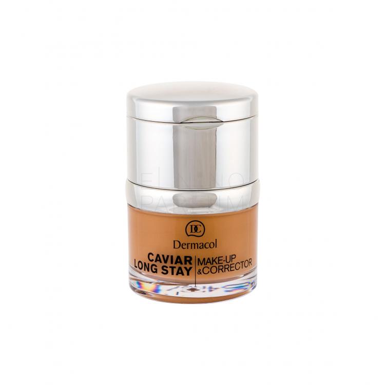 Dermacol Caviar Long Stay Make-Up &amp; Corrector Podkład dla kobiet 30 ml Odcień 5 Cappuccino