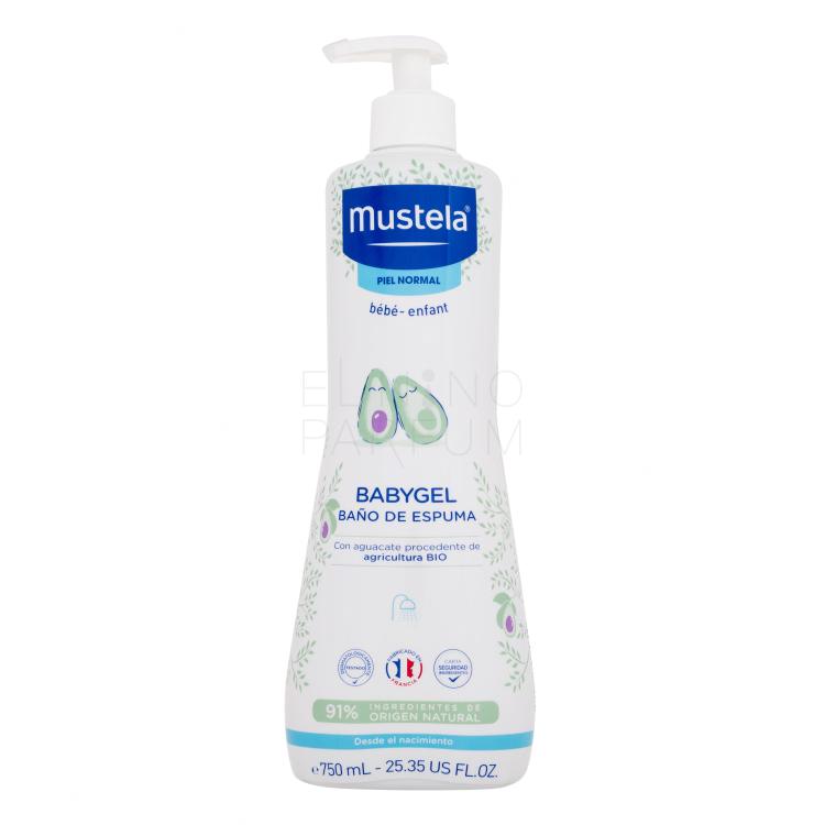 Mustela Bébé Multi-Sensory Bubble Bath Żel pod prysznic dla dzieci 750 ml