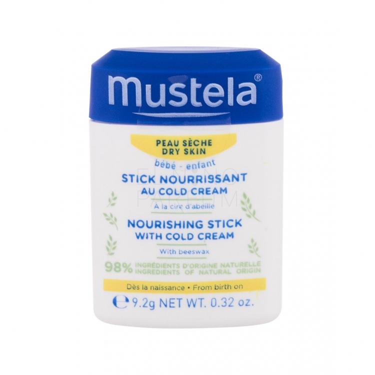 Mustela Bébé Nourishing Stick With Cold Cream Krem do twarzy na dzień dla dzieci 10,1 ml