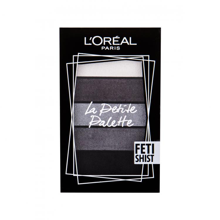 L&#039;Oréal Paris La Petite Palette Cienie do powiek dla kobiet 4 g Odcień Fetishist