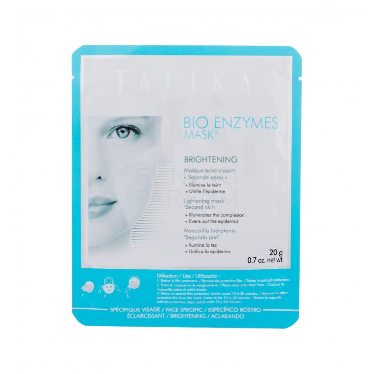 Talika Bio Enzymes Mask Brightening Maseczka do twarzy dla kobiet 20 g