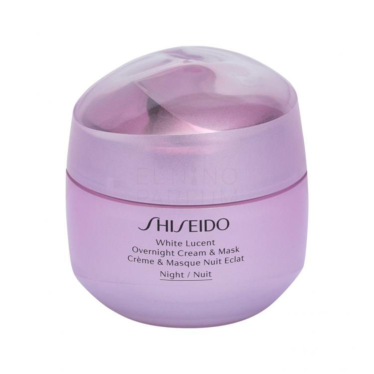 Shiseido White Lucent Overnight Cream &amp; Mask Krem na noc dla kobiet 75 ml