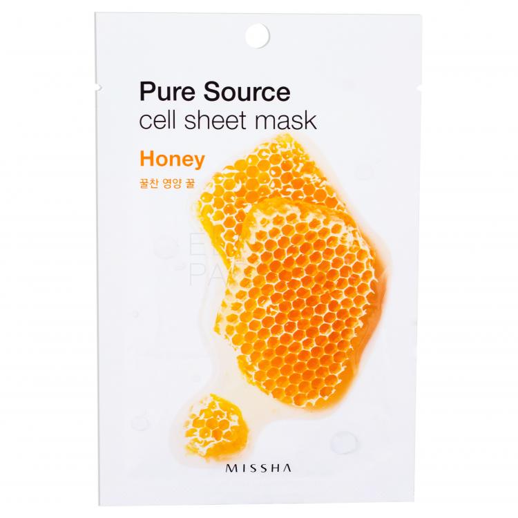 Missha Pure Source Honey Maseczka do twarzy dla kobiet 21 g