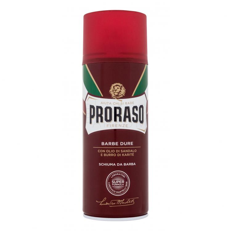 PRORASO Red Shaving Foam Pianka do golenia dla mężczyzn 400 ml