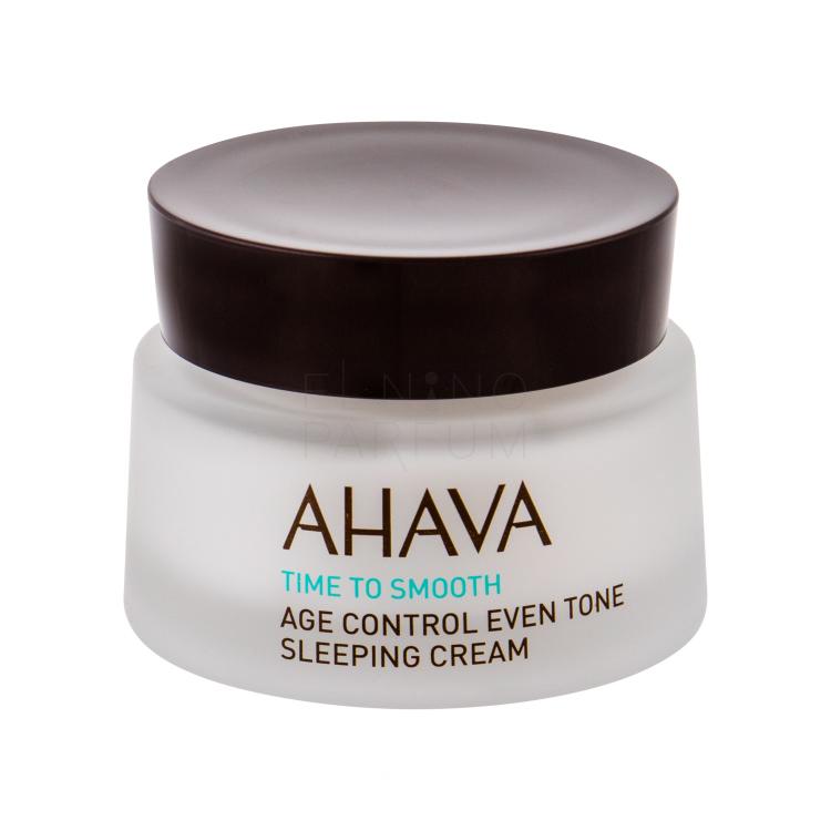 AHAVA Time To Smooth Age Control Even Tone Sleep Cream Krem na noc dla kobiet 50 ml
