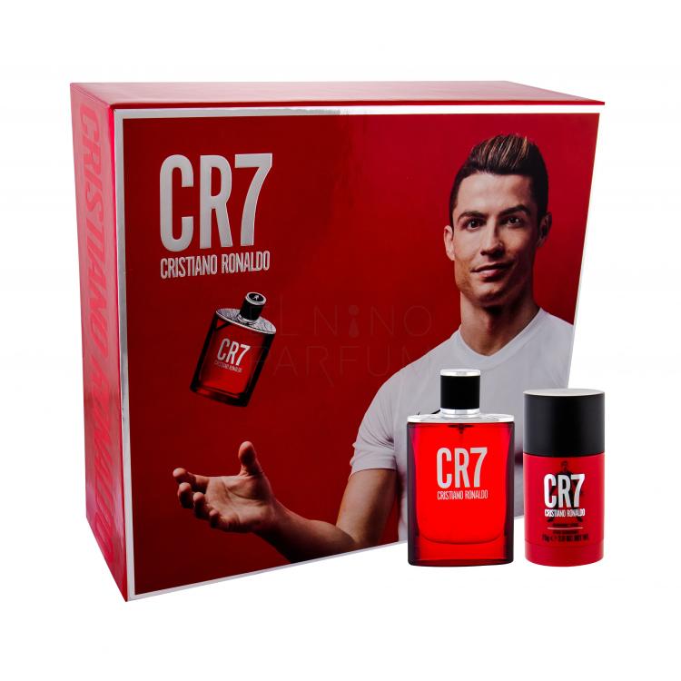 Cristiano Ronaldo CR7 Zestaw Edt 50 ml + Deostick 75 g