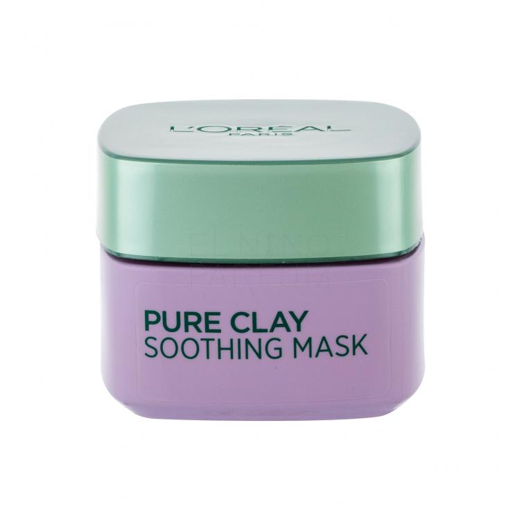 L&#039;Oréal Paris Pure Clay Soothing Mask Maseczka do twarzy dla kobiet 50 ml