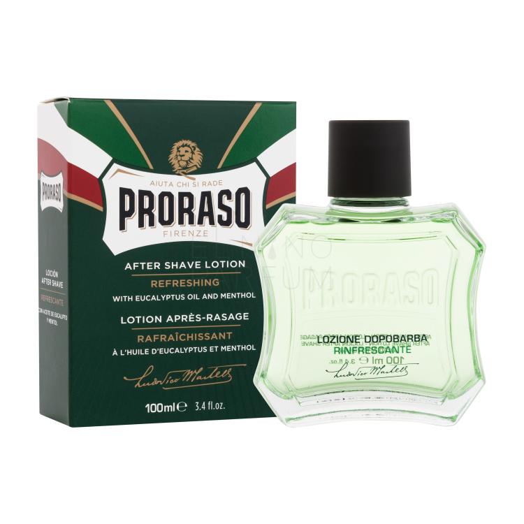 PRORASO Green After Shave Lotion Woda po goleniu dla mężczyzn 100 ml