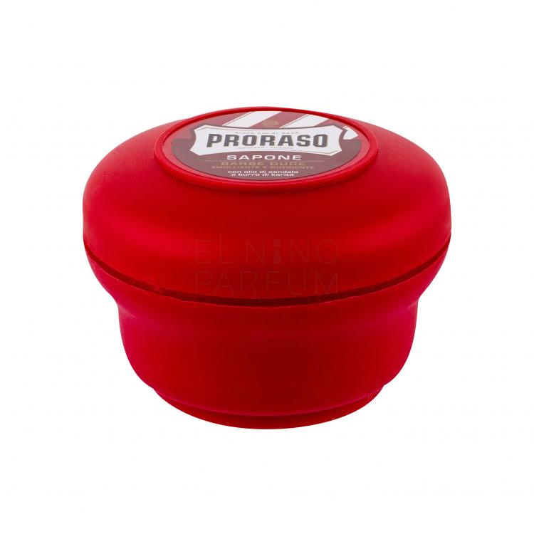 PRORASO Red Shaving Soap In A Jar Pianka do golenia dla mężczyzn 150 ml