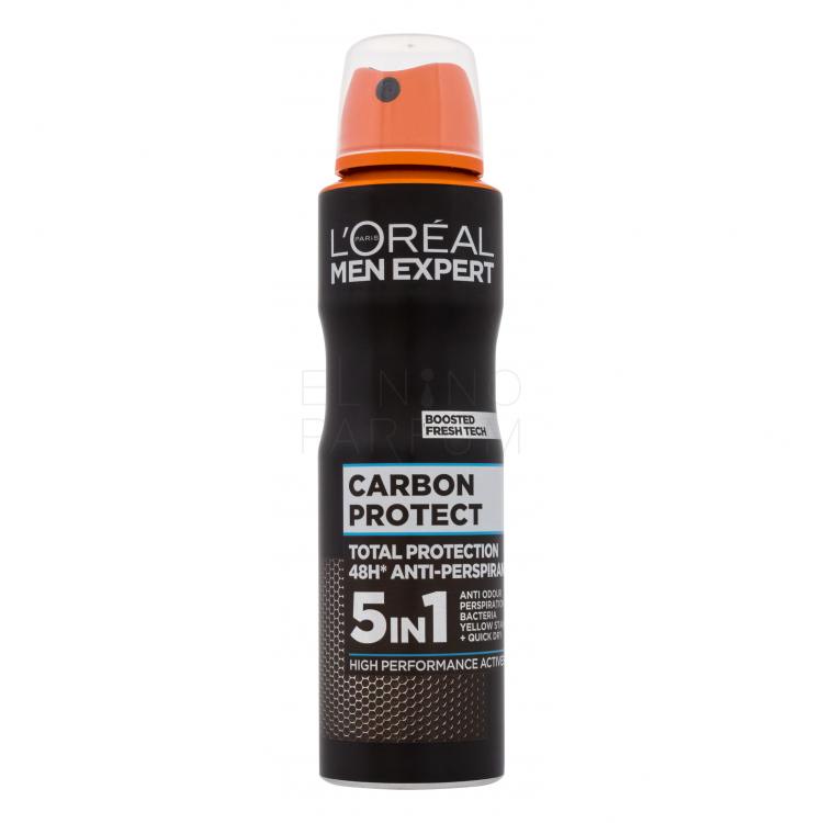 L&#039;Oréal Paris Men Expert Carbon Protect 5in1 Antyperspirant dla mężczyzn 150 ml