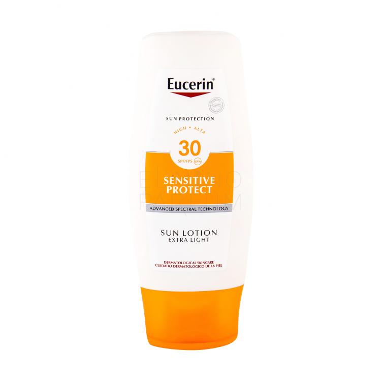 Eucerin Sun Sensitive Protect Sun Lotion SPF30 Preparat do opalania ciała 150 ml Uszkodzone pudełko