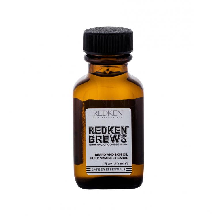 Redken Brews Beard and Skin Oil Olejek do zarostu dla mężczyzn 30 ml