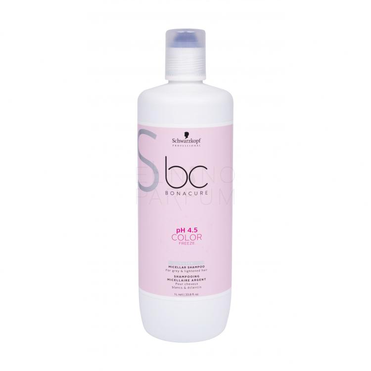 Schwarzkopf Professional BC Bonacure pH 4.5 Color Freeze Silver Micellar Shampoo Szampon do włosów dla kobiet 1000 ml