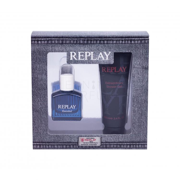 replay essential for him woda toaletowa 30 ml   zestaw  